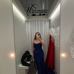 Elegant Blue Prom Dress
